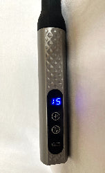 massage gun with extended range handle controls